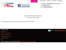 Tablet Screenshot of leaderfete.fr